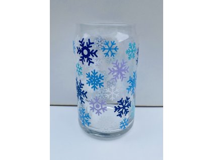 Sklenička - Vločka modrá