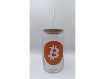 Sklenička Bitcoin