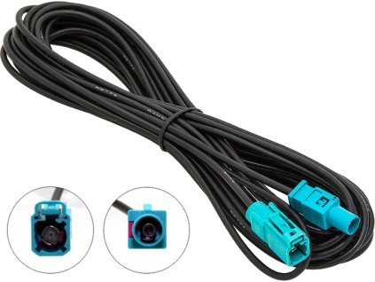 2708 antenni redukce pro 2din autoradio koncovky fakra a fakra pro 2din autoradio kabel 6m evtech cz