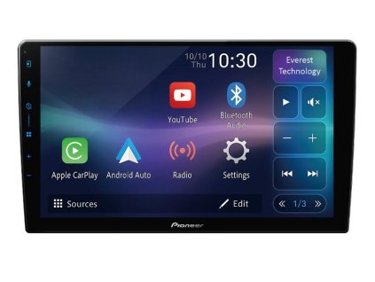 2935 5 pioneer autoradio sph pf97bt menu carplay androidauto a dotykovou obrazovkou everest technology evtech cz