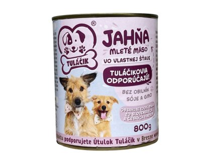 Jahňa - 100 % mäsová konzerva Tuláčik 800 g