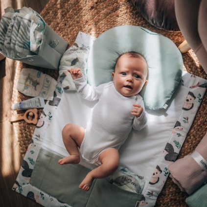 prebalovaci podlozka cestovni tulimese s kapsou na pleny