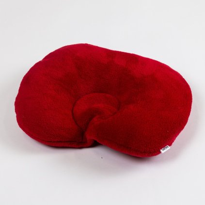 podhlavnicek pro miminko tulimese fleece cervena