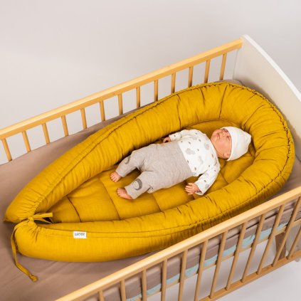 hnizdecko pro miminko tulimese lnene zlute slunickove 1 (1)