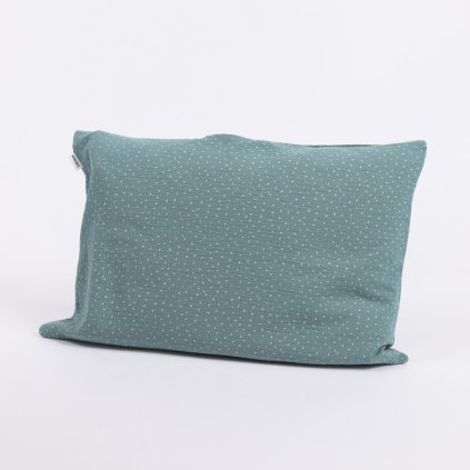 muselinove povleceni pro miminka deti dospele zelene s puntiky (4)