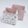 Košíček JEMNÉ RŮŽIČKY starorůžový (VARIANTY PROVEDENÍ: SOUPRAVA KOŠÍČKŮ)