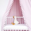 tulimese baldachyn ruzovy muselin bambulky 2