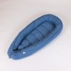 hnizdecko pro miminko tulimese muselinove modre indigo s puntikem 1 (4)