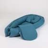 hnizdecko pro miminko tulimese lnene petrolejove azurove 1 (3)