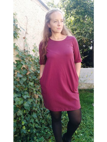 Oversize šaty so zipsami na dojčenie