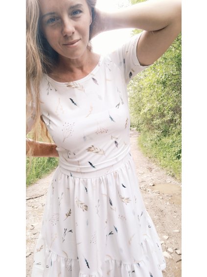 Šaty na dojčenie sušené bylinky