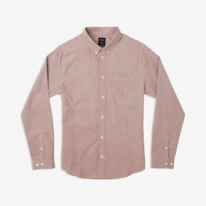 RVCA THATLL DO STRETCH SHIRT BORDEAUX