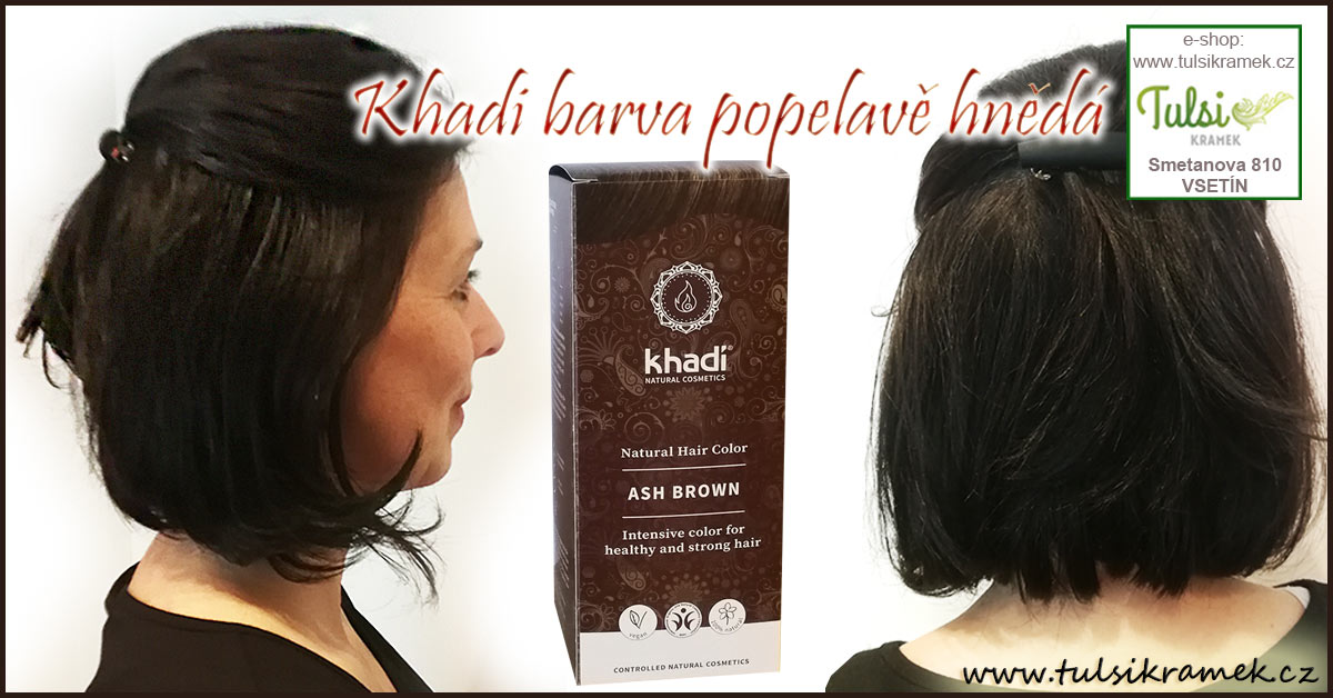 Khadi barva popelavě hnědá