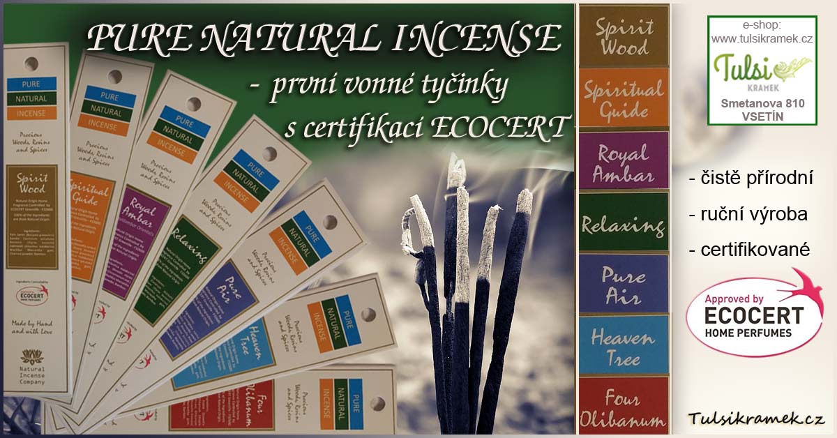 Přírodní vonné tyčinky Pure Natural Incense