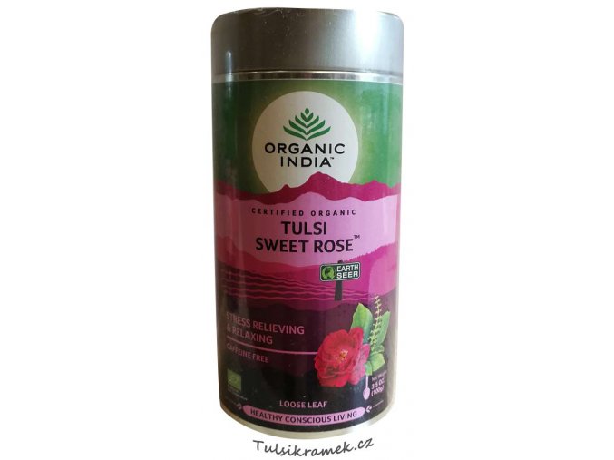 organic india tulsi sweet rose plech