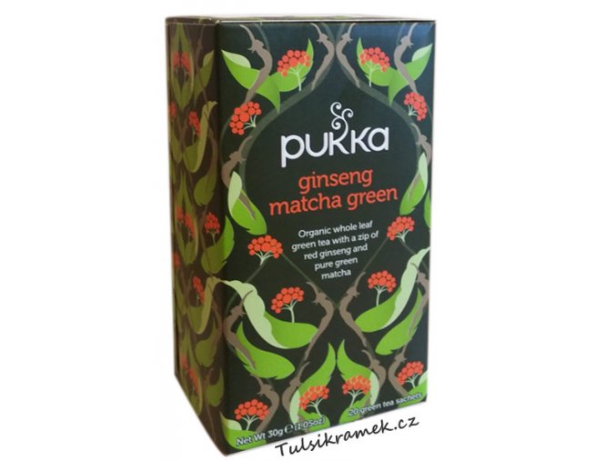 pukka ginseng matcha green ajurvedsky caj