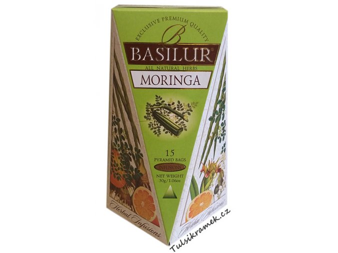 basilur moringa bylinny caj pyramidy