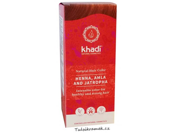 khadi prirodni barva na vlasy henna amla jatropha