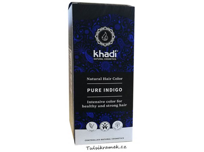 khadi prirodni barva na vlasy indigo