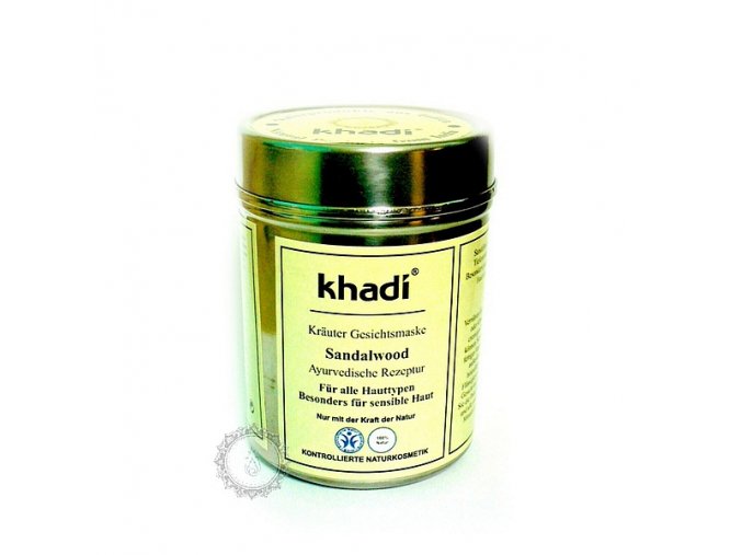 KHADI PLEŤOVÁ MASKA SANTALOVÉ DŘEVO 50 g