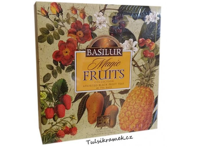 basilur magic fruits collection smes cernych ochucenych caju