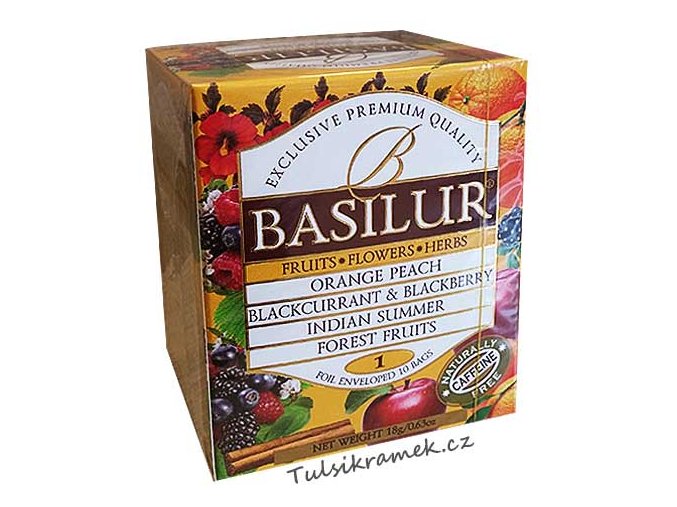 basilur fruit infusions volume 1 smes ovocnych caju 10 sacku