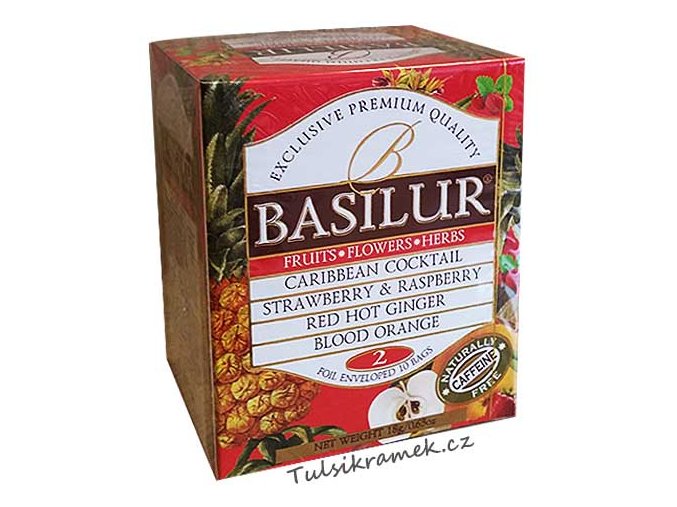 basilur fruit infusions volume II 10 sacku ovocnych caju