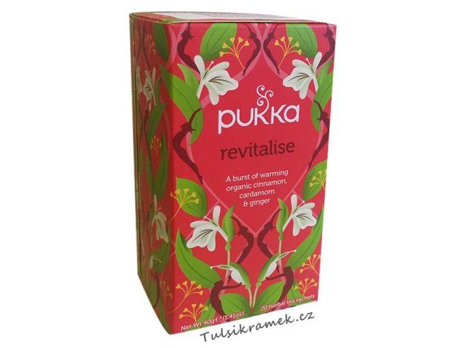 pukka ajurvedsky caj revitalise revitalizacni