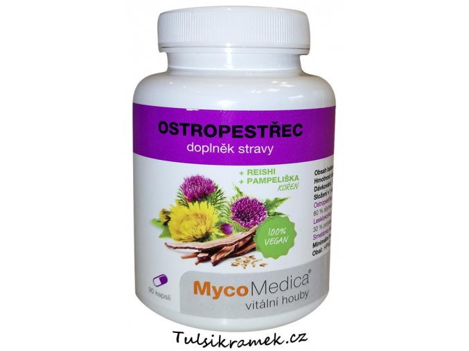 mycomedica ostropestrec v optimalnim slozeni s reishi