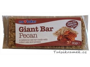 GIANT BAR OBŘÍ OVESNÁ TYČINKA PEKANOVÉ OŘECHY 90g