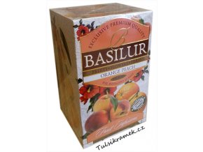 basilur ovocny caj pomeranc a broskev orange peach