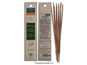 pure natural incense vonne tycinky relaxacni