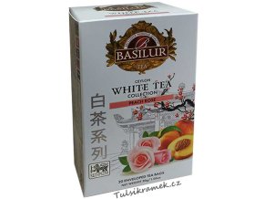 Basilur White tea peach rose