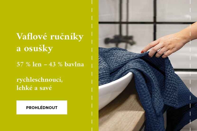 Vaflové ručníky a osušky