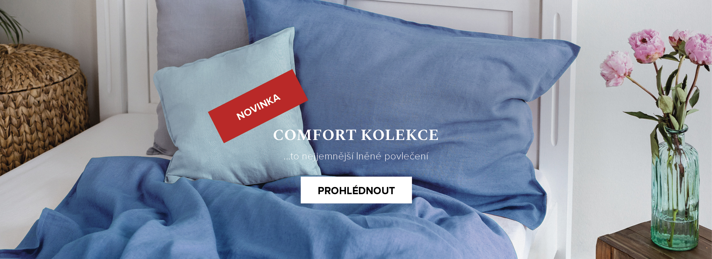 COMFORT kolekce - lněné povlečení