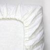 Lněné prostěradlo COMFORT SNOW
