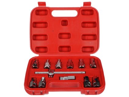 Sada na vypouštění oleje MECHANIC OIL DRAIN SET 12, Hex + čtyřhran, 12ks SIXTOL