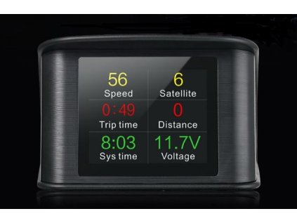 Palubní DISPLEJ 2,6" LCD, GPS měřič rychlosti