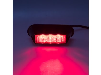 PREDATOR 3x1W LED, 12-24V, červený, ECE R10