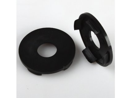 Krytka průměr 49,5/55mm(vnitřní,vnější) plast černá bez loga (UR/S), úchyt 2mm