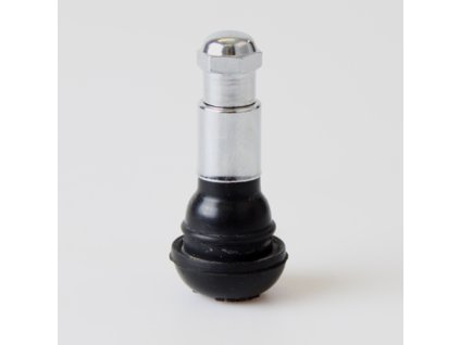 Gumový ventil s chrom. překrytem průměr 11,5mm (TR413C) maximální tlak 4,5bar, výška 43mm