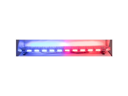 LED rampa 1442mm, modrá/červená, 12-24V, ECE R65