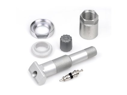 TPMS ventil pro senzor tlaku originální výbava (NV-01) hliníkový elox šedý