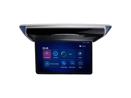 Stropní LCD motorický monitor 17,3" s OS. Android HDMI / USB, DO se snímačem pohybu, 4 barvy krytu