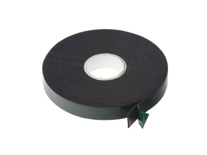 Oboustranná lepící páska černá, 12mm x 5m
