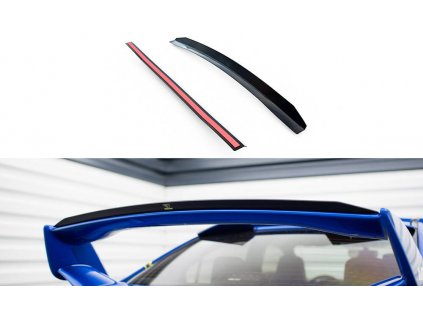 Maxton Design prodloužení spoileru pro Subaru Impreza Mk4, černý lesklý plast ABS