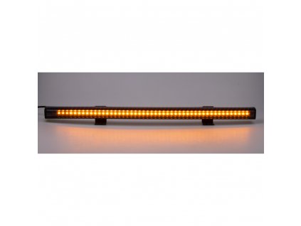 Gumové výstražné LED světlo vnější, oranžové, 12/24V, 440mm