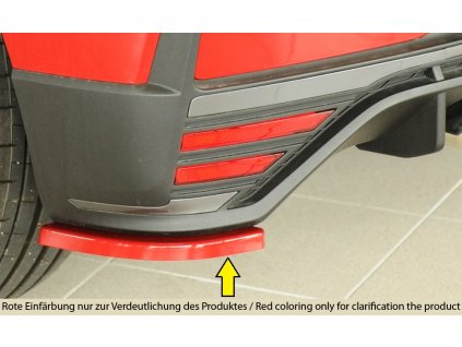 Rieger spoiler pod zadní nárazník na levé straně pro Hyundai i20 N-Performance BC3 5-dvéř. (hatchback) r.v. 04/21-, plast ABS bez povrchové úpravy