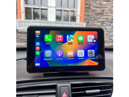 Monitor 7" s Apple CarPlay, Android auto, Mirror link, Bluetooth, micro SD, parkovací kamera