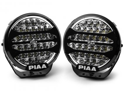 PIAA LPX590 přídavné dálkové kulaté LED světlomety o průměru 234 mm / 9" s funkcí denního svícení, ECE homologace